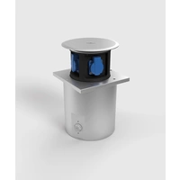 Senkverteiler, SV302-1; 3x Schuko, quadratischer Rahmen Senkverteiler, SV302-1; 3x Schuko, quadratischer Rahmen