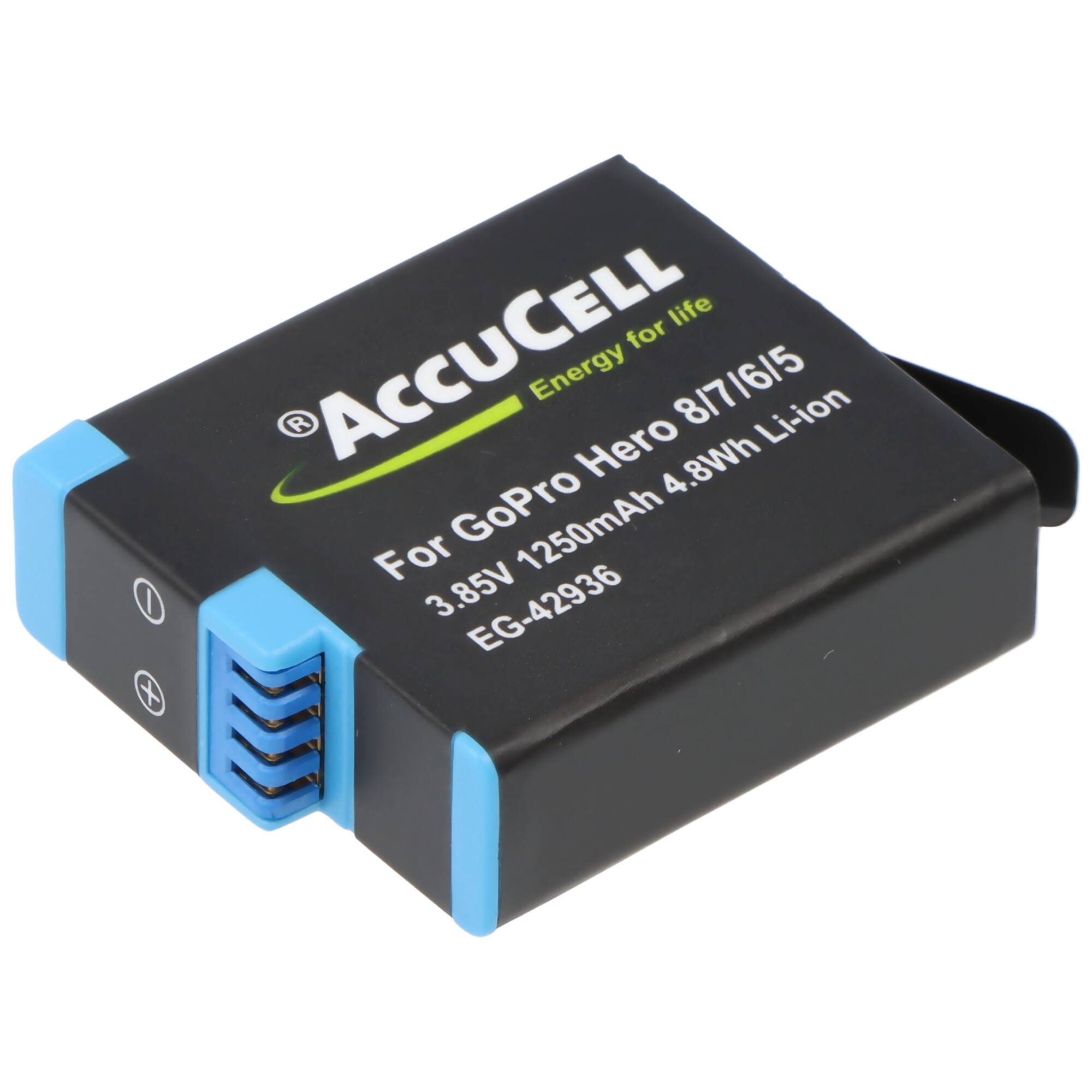 Akku passend für GoPro Hero 8 Black und Hero 5, 6, 7