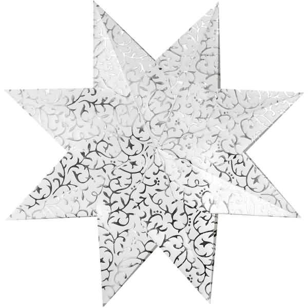 Faltblätter 110g/qm 7x30cm 33 Blatt Weihnachtsstern Stella Apart Classic