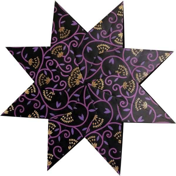 Faltblätter 120g/qm 7x30cm 33 Blatt Weihnachtsstern Indian Style Shiva