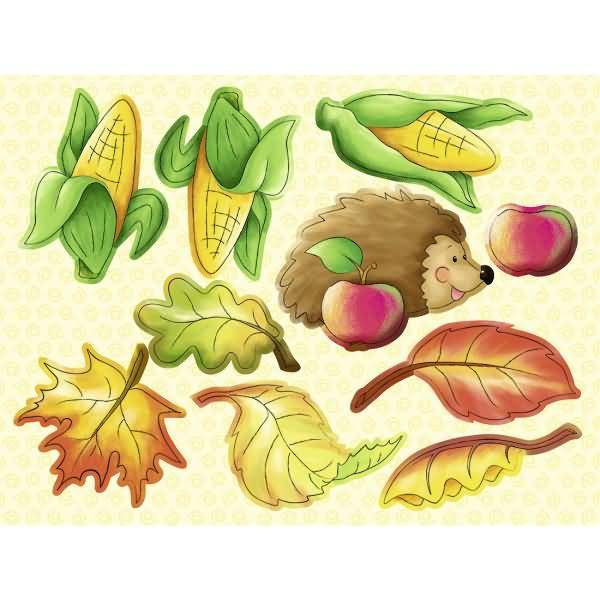 Wand - und Fensterbild Herbst