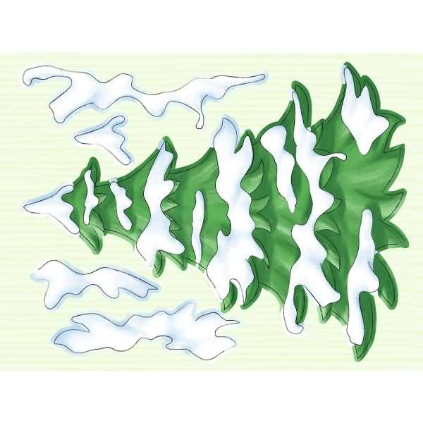 Wand - und Fensterbild Weihnachten