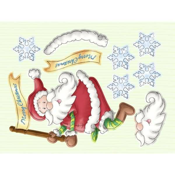 Wand - und Fensterbild Weihnachten