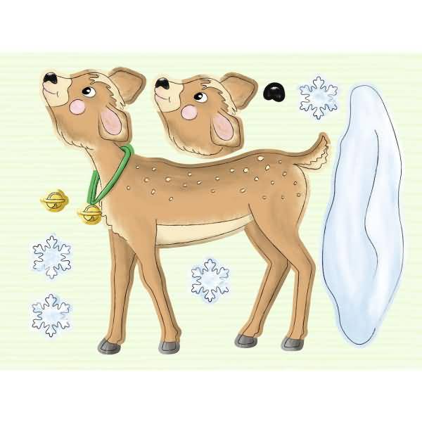 Wand - und Fensterbild Weihnachten
