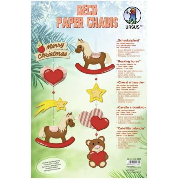 Deco Paper Chains Schaukelpferd