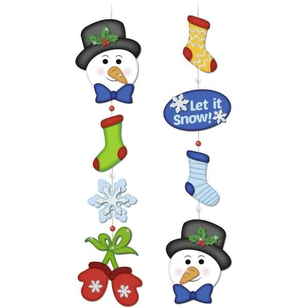 Deco Paper Chains Schneemann