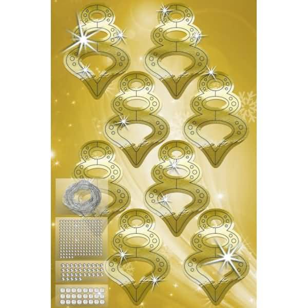Sparkling Ornaments Zapfen