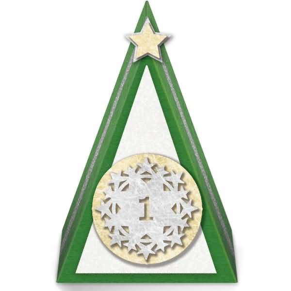 Adventszahlen Fotokarton/Impression 300/310g/qm 23x33cm 4 Blatt silber