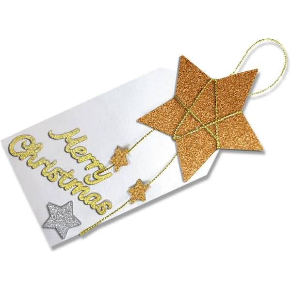 Designschriften 'Merry Christmas' gold VE=2 Blatt