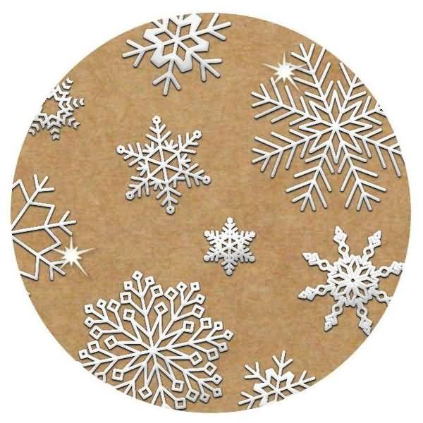 Designkarton Weihnachten 250g/qm A4 VE=25 Blatt Motiv 03 Eiskristalle