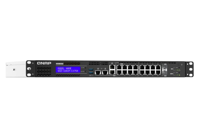 QNAP QGD-1602P - Switch - Smart - 4 x 100/1000/2.5G (PoE++)