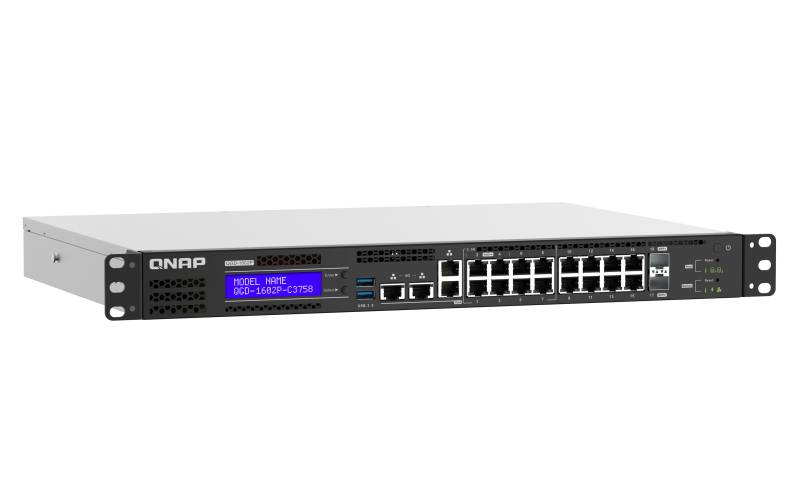QNAP QGD-1602P - Switch - Smart - 4 x 100/1000/2.5G (PoE++)