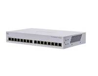 Weißer Netzwerk-Switch mit mehreren Ethernet-Anschlüssen auf der Frontplatte, abgebildet auf einem schlichten weißen Hintergrund.