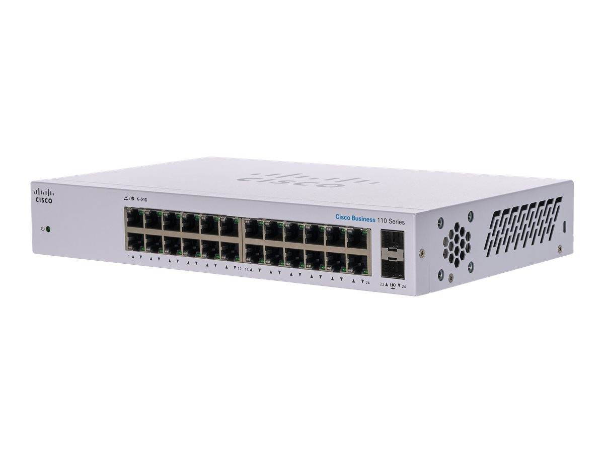 Cisco Business 110 Series 110-24T - Switch - unmanaged