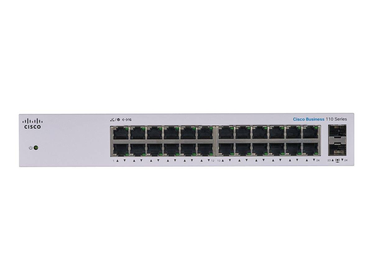 Cisco Business 110 Series 110-24T - Switch - unmanaged