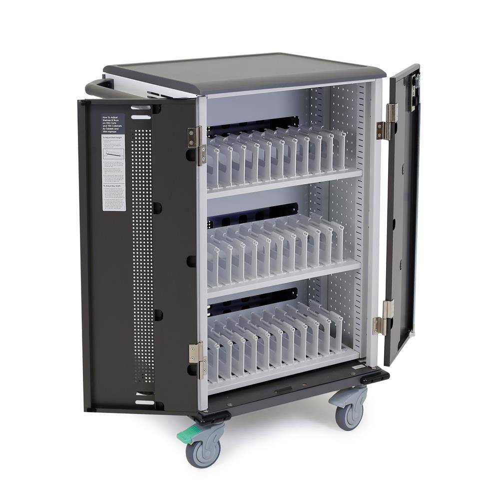 Ergotron YES36 - Wagen (nur Laden) - für 36 Tablets / Notebooks - Bildschirmgröße: bis zu 35,6 cm (bis zu 14")