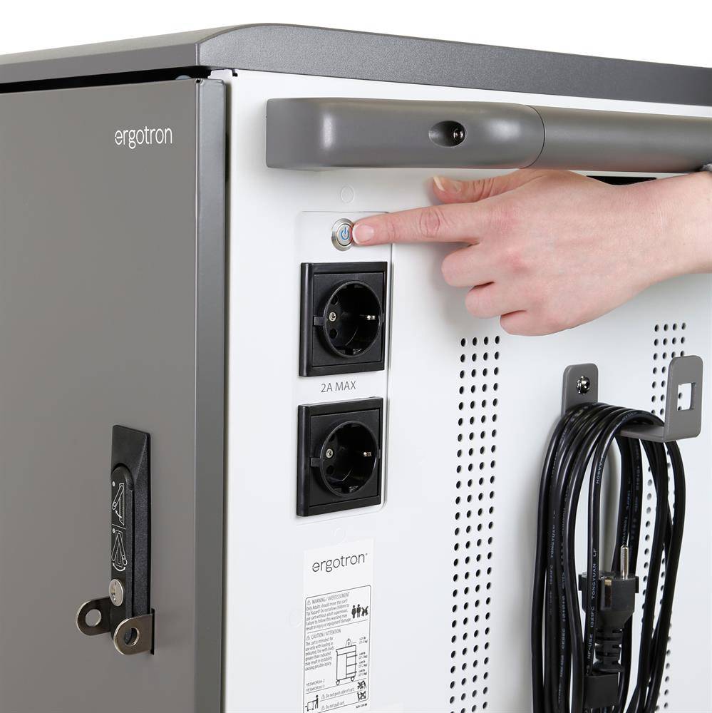 Ergotron YES36 - Wagen (nur Laden) - für 36 Tablets / Notebooks - Bildschirmgröße: bis zu 35,6 cm (bis zu 14")