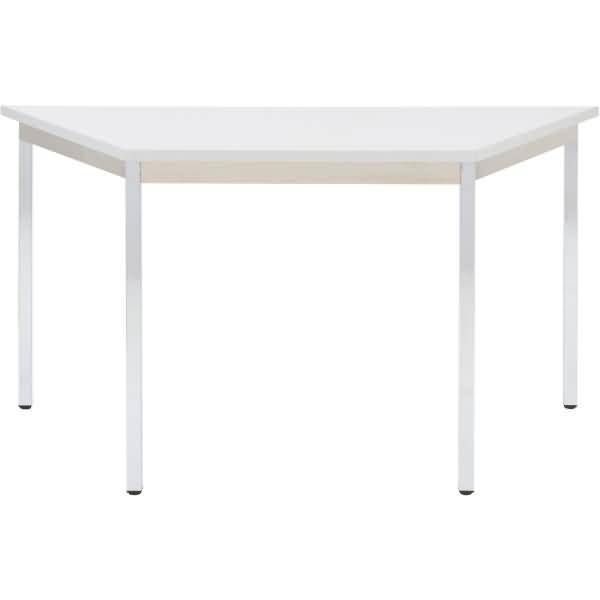 Bisley Mehrzwecktisch, Trapez, Gestell aus Stahl, 30 x 30 mm, verchromt, Farbe: