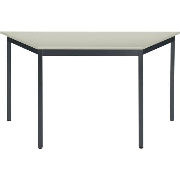 Mehrzwecktisch Trapez BxHxT 1200x740x600mm 19mm grau/anthrazitgrau