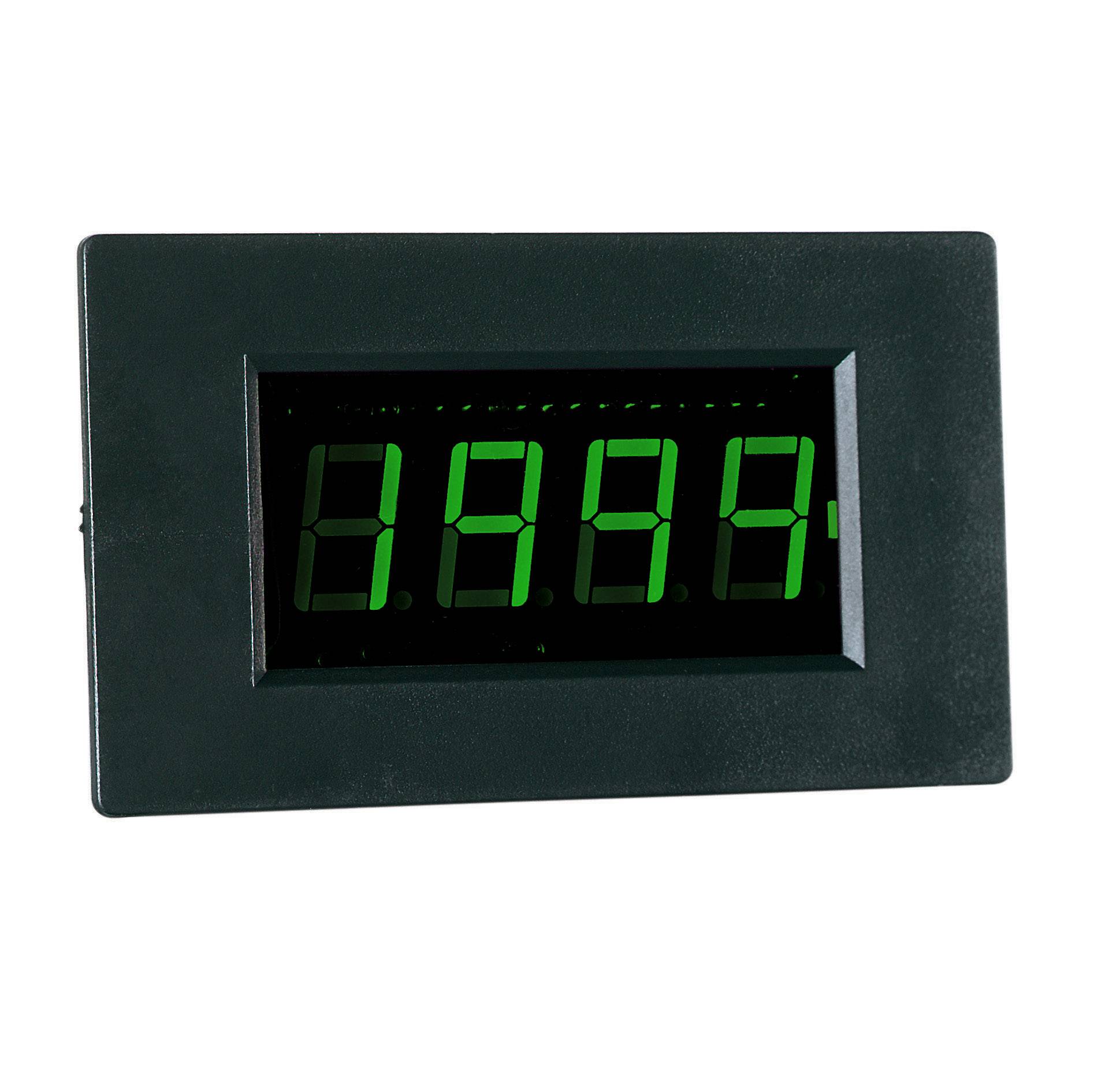 LED Voltmeter-Einbaumodul ~ 14 mm Ziffernhöhe - Farbe: Grün