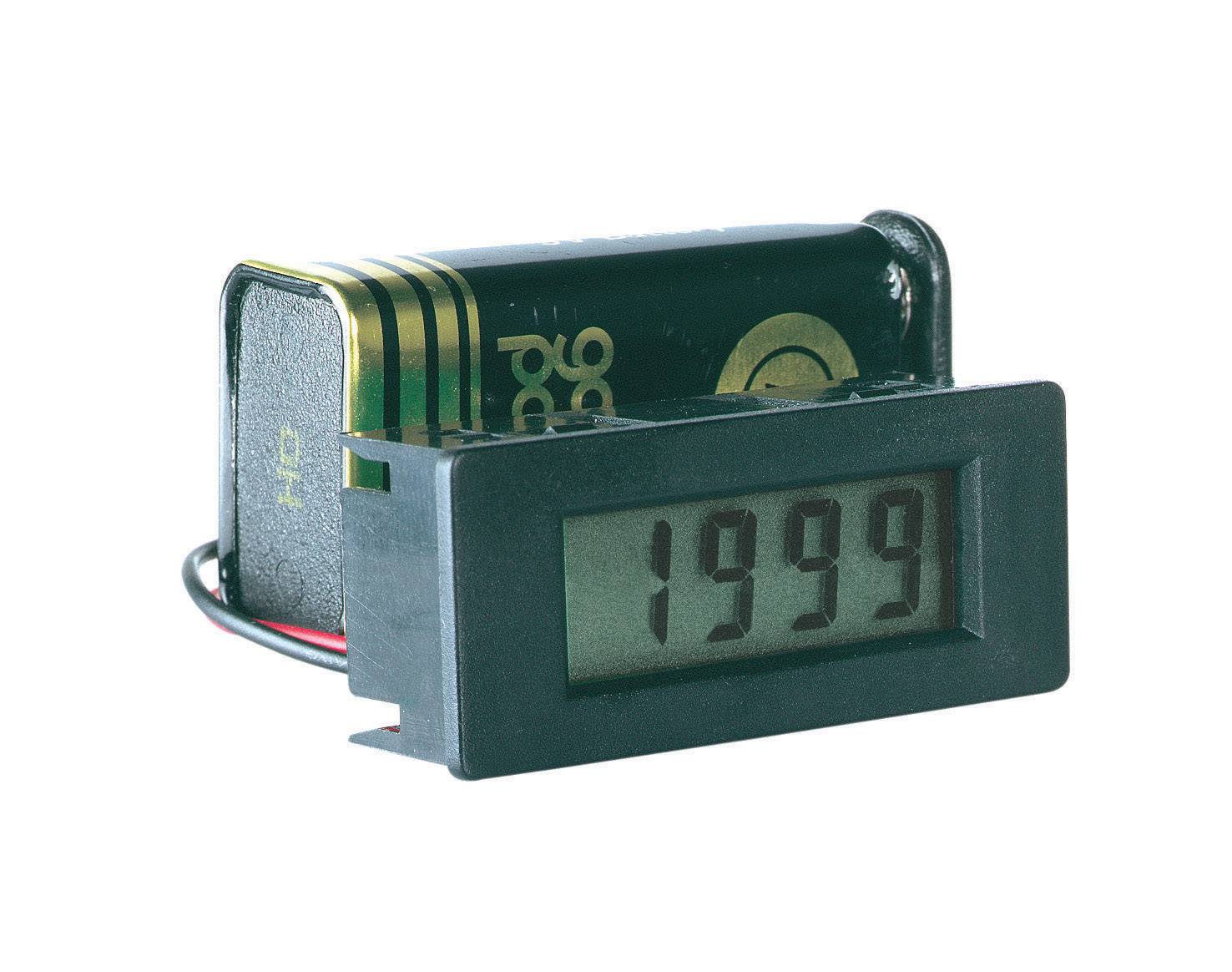 LCD Voltmeter-Einbaumodul ~ 8 mm Ziffernhöhe