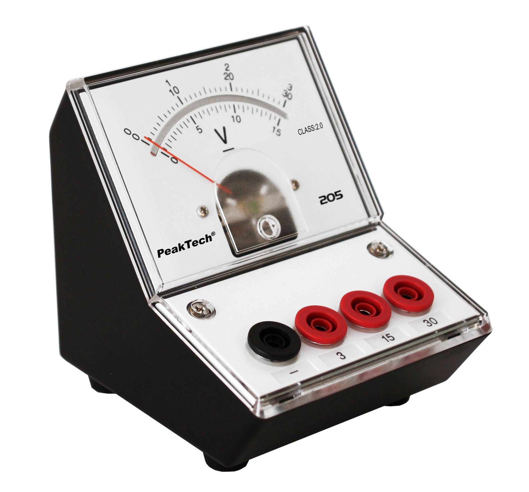 Analog-Voltmeter 0 - 3 V - 15 V - 30 V DC (ED-205 3/30V)