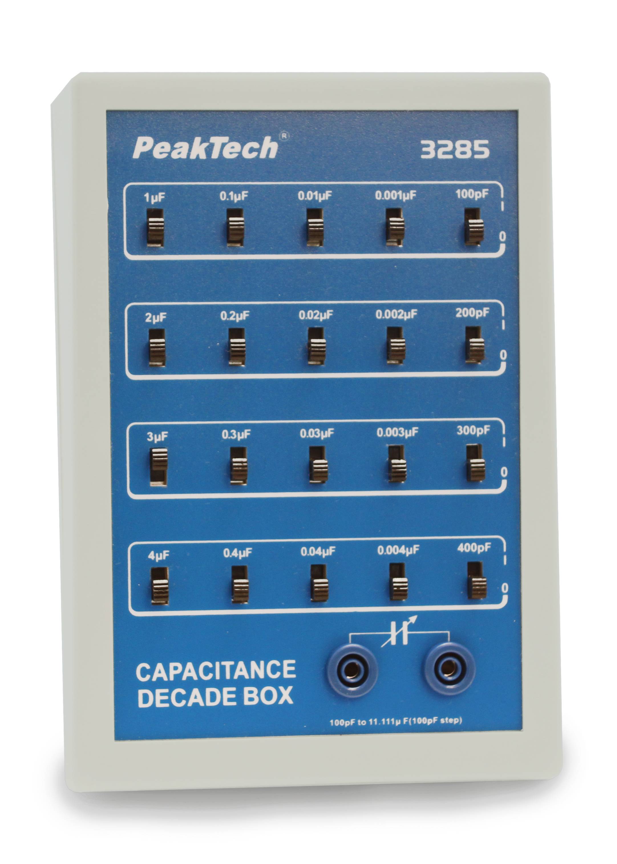 Kapazitätsdekade ~ 100pF bis 11.111µF