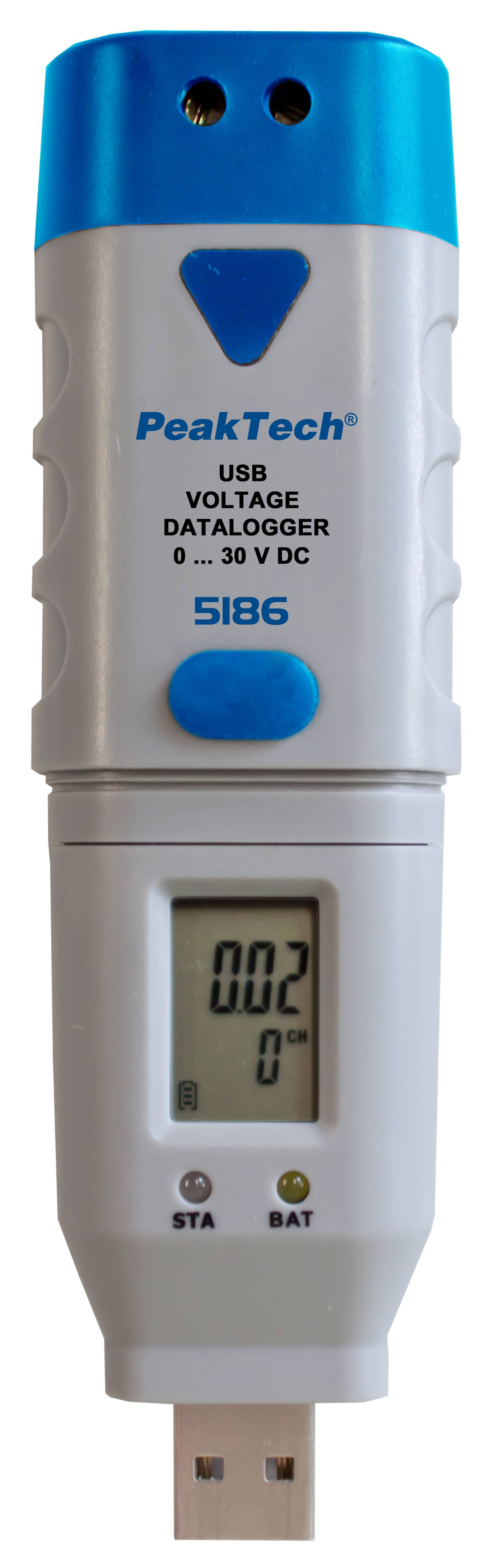 USB-Datenlogger ~ 0 ... 30V DC ~ 32000 Punkte