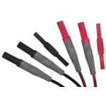 Prüfleitungen ~ 1000 V / 10 A ~ mit 4mm Sicherheitsbuchsen und Verlängerung Prüfleitungen ~ 1000 V / 10 A ~ mit 4mm Sicherheitsbuchsen und Verlängerung