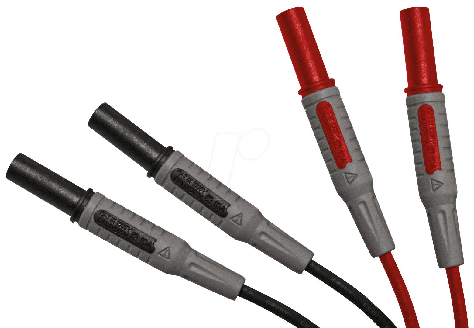 Prüfleitungen ~ 1000 V / 10 A ~ mit 4mm Sicherheitsbuchsen