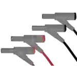 Prüfleitungen ~ 1000 V / 16 A ~ mit 4mm Sicherheitsbuchsen und Kupplung Prüfleitungen ~ 1000 V / 16 A ~ mit 4mm Sicherheitsbuchsen und Kupplung