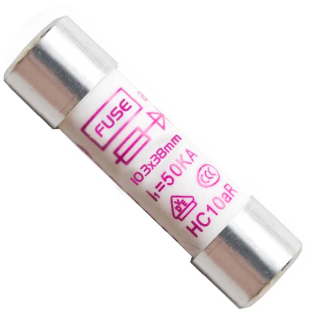 Feinsicherung ~ 630 mA / 690 V ~ 10,3 x 38 mm ~ super flink (FF)