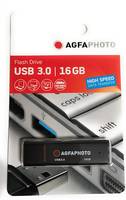 AgfaPhoto 10569, 16 GB, USB Typ-A, 3.2 Gen 1 (3.1 Gen 1), Kappe, Schwarz