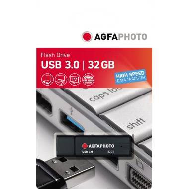 AgfaPhoto USB-Stick 10570 USB3.0 32GB schwarz