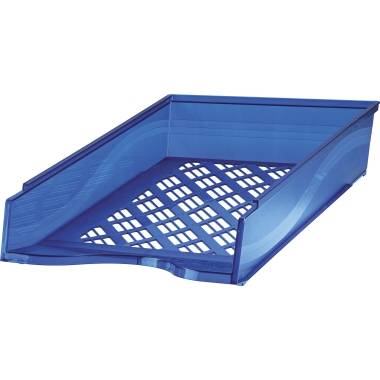Bene Briefkorb 60100BLT A4/C4 stapelbar tr blau