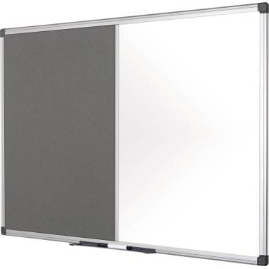 Bi-office Kombitafel Maya XA1528170 Filz/magnetisch 150x100cm grau