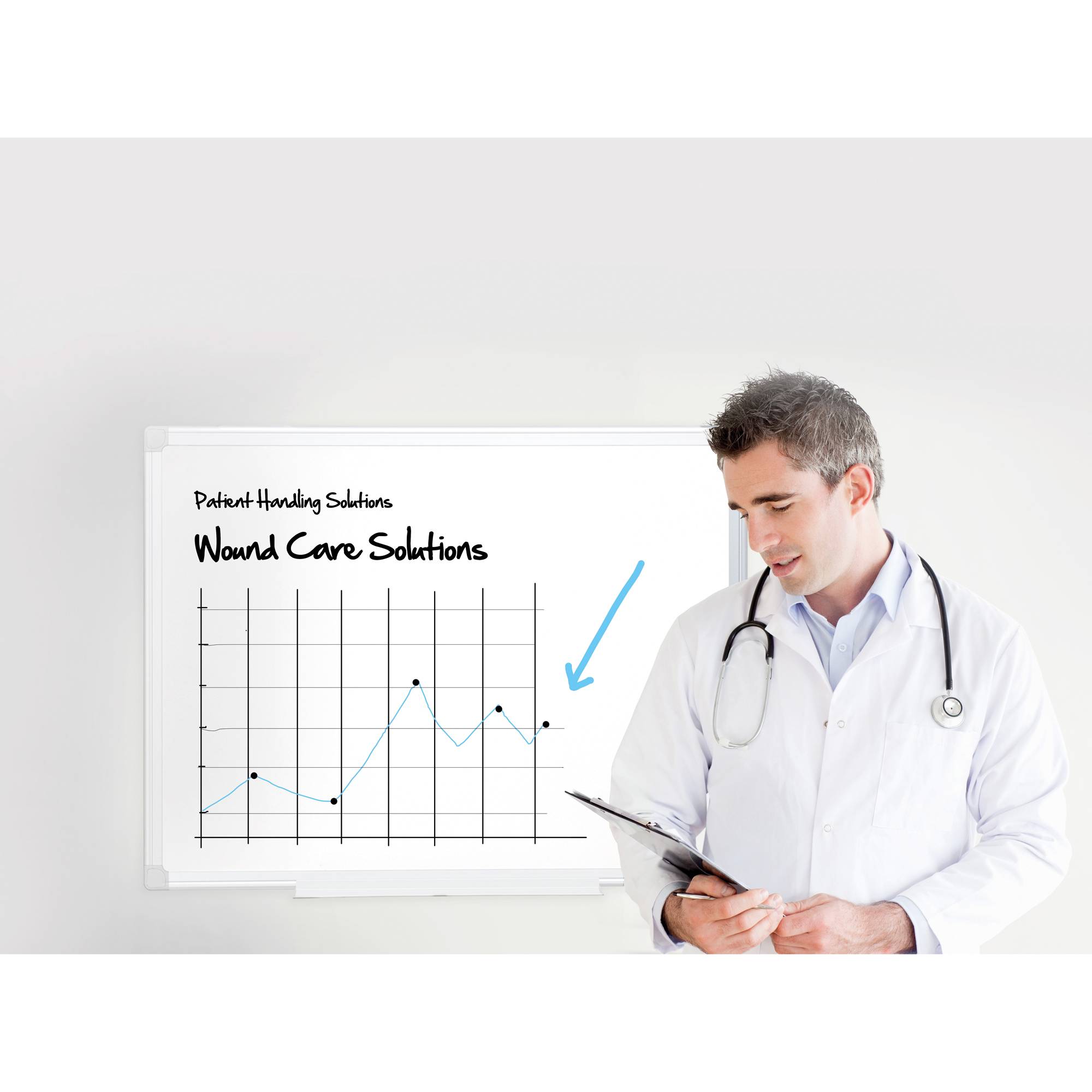 Bi-office Whiteboard Maya BMA2707226 antibakteriell 180x120cm