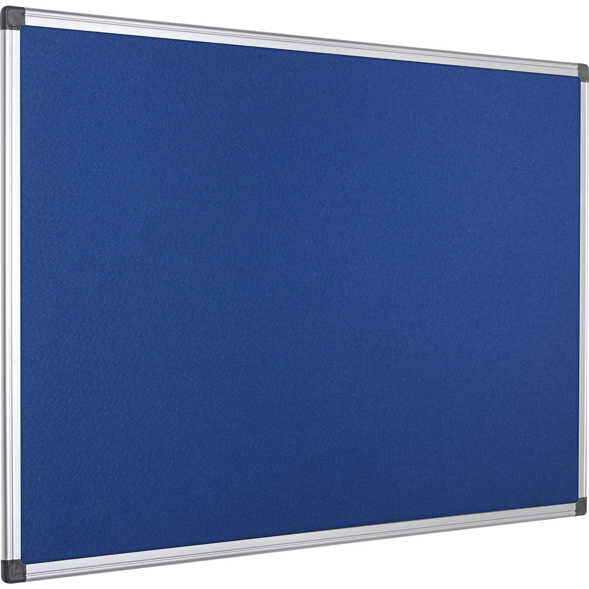 Bi-office Pinnwand Maya FA2743170 Aluminiumrahmen Filz 180x120cm blau