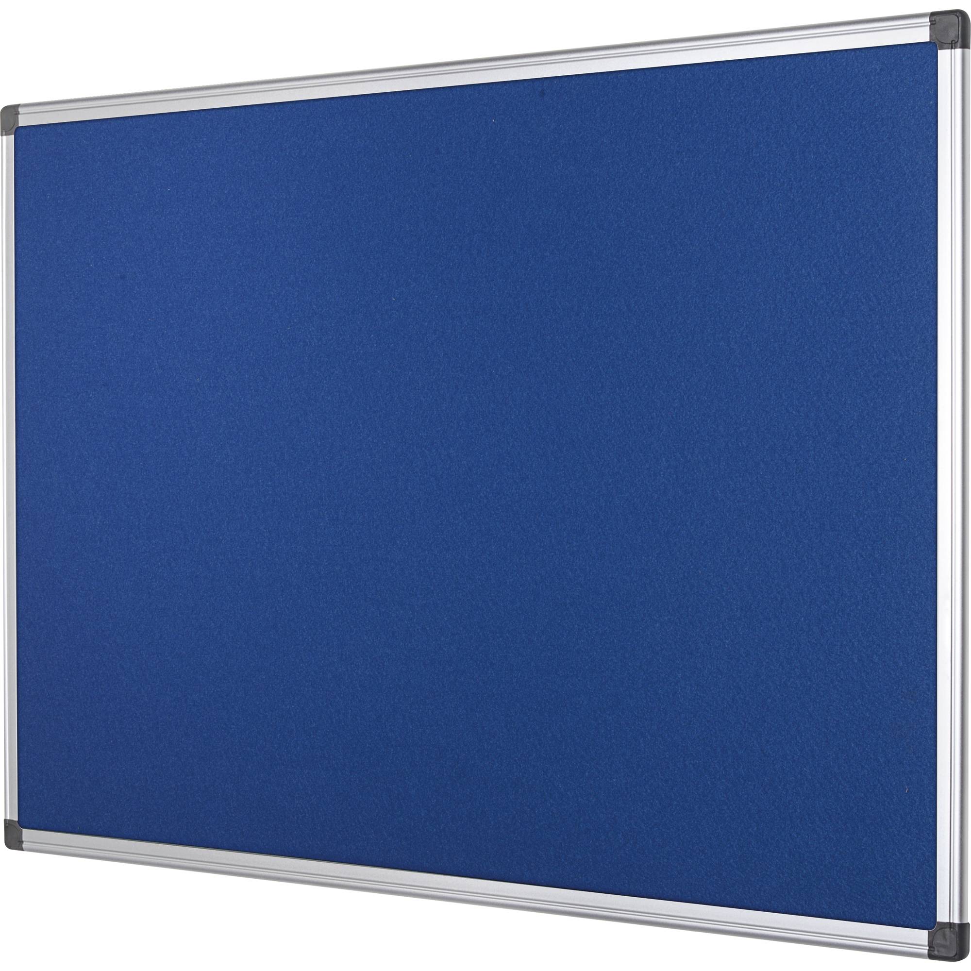Bi-office Pinnwand Maya FA2143170 Aluminiumrahmen Filz 240x120cm blau