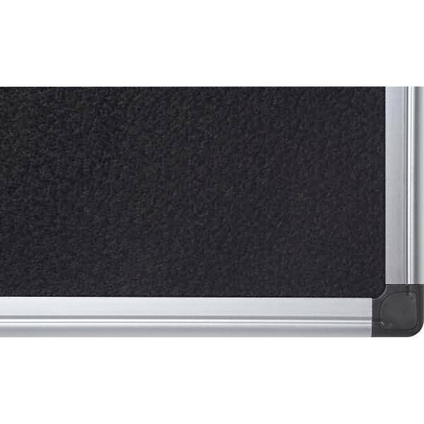 Pinnwand Maya FA3809170 Aluminiumrahmen Filz 120x120cm schwarz