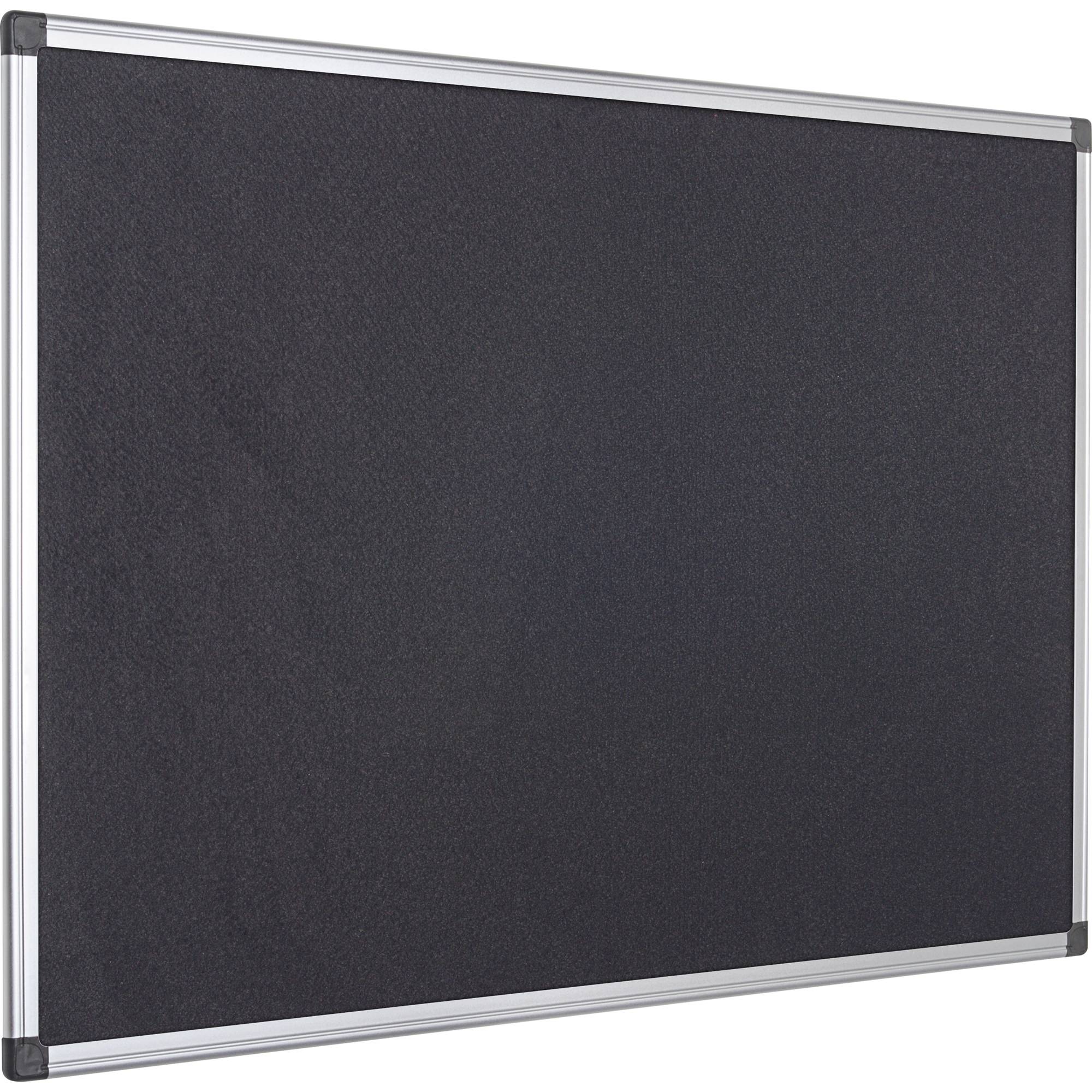 Pinnwand Maya FA3809170 Aluminiumrahmen Filz 120x120cm schwarz