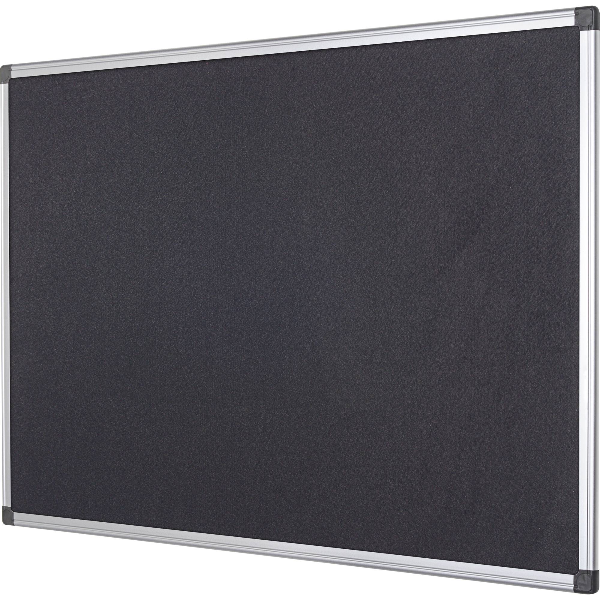 Pinnwand Maya FA3809170 Aluminiumrahmen Filz 120x120cm schwarz
