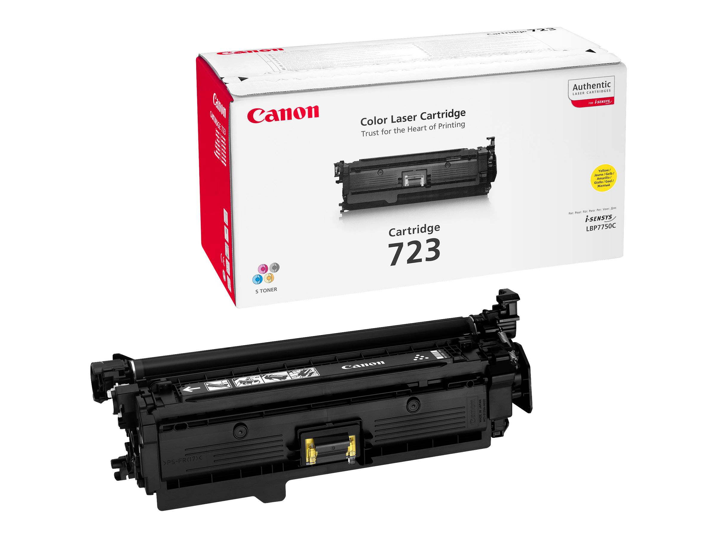 Canon 723 Y - Gelb - Original - Tonerpatrone