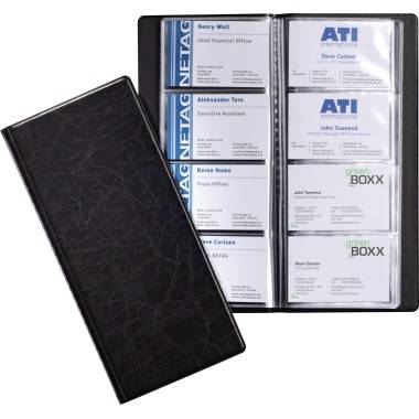 DURABLE Visitenkartenalbum VISIFIX 240201 115x253x12,75mm 192Karten sw