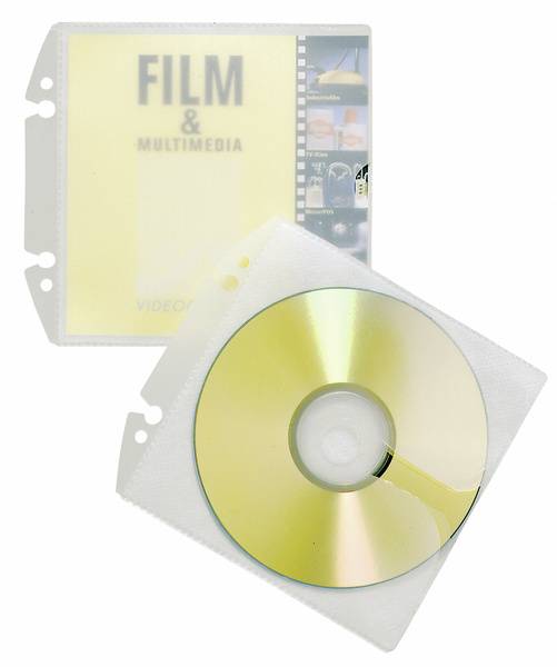Durable - CD-Tasche - Kapazität: 1 CD/DVD (Packung mit 10)