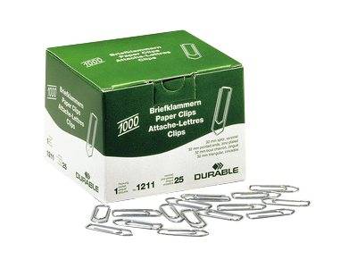 DURABLE - Büroklammern - 32 mm - zinkbeschichtet