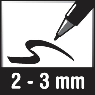 edding Textilmarker Creative 4500 4-4500001 2-3mm schwarz