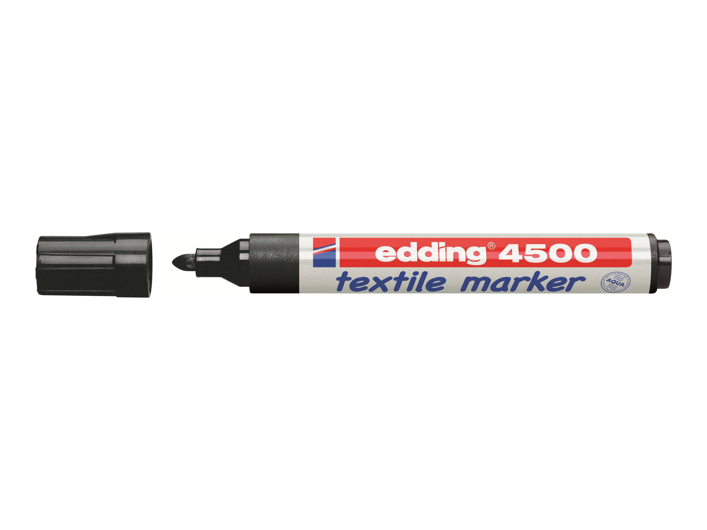 EDDING 4500 textile - Marker - für Textil - Schwarz