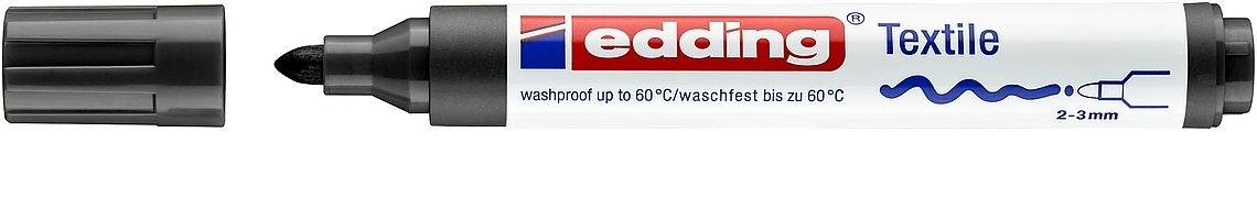 EDDING 4500 textile - Marker - für Textil - Schwarz
