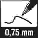 edding Permanentmarker 404 4-404001 0,75mm Rundspitze sw